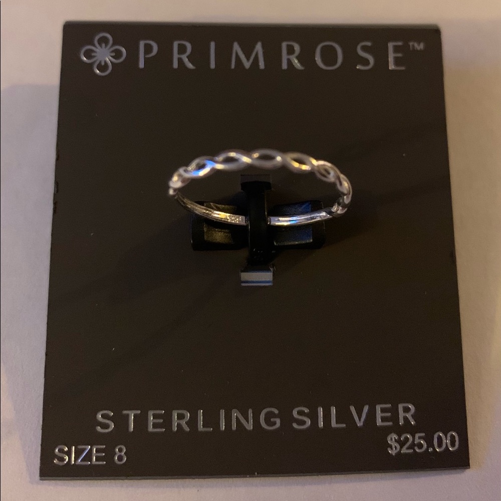 Primrose sterling silver ring